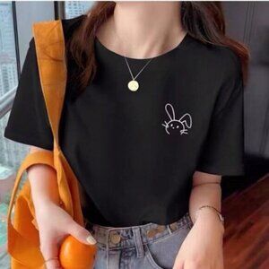 🍋 Printed short-sleeved shirt Retro style Dropped shoulders and sleeves